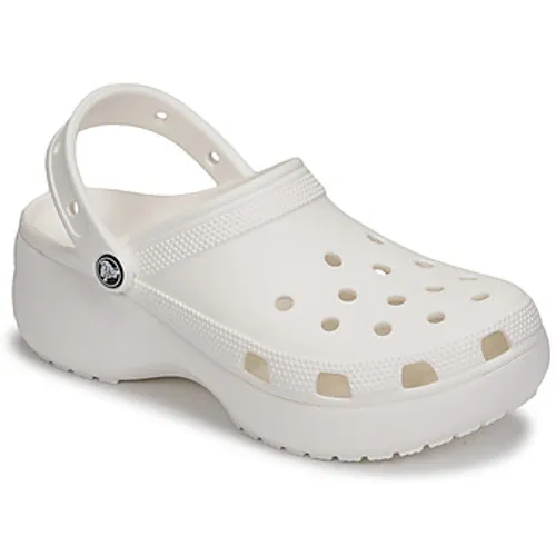 Crocs  CLASSIC PLATFORM CLOG W  women's Clogs (Shoes) in White