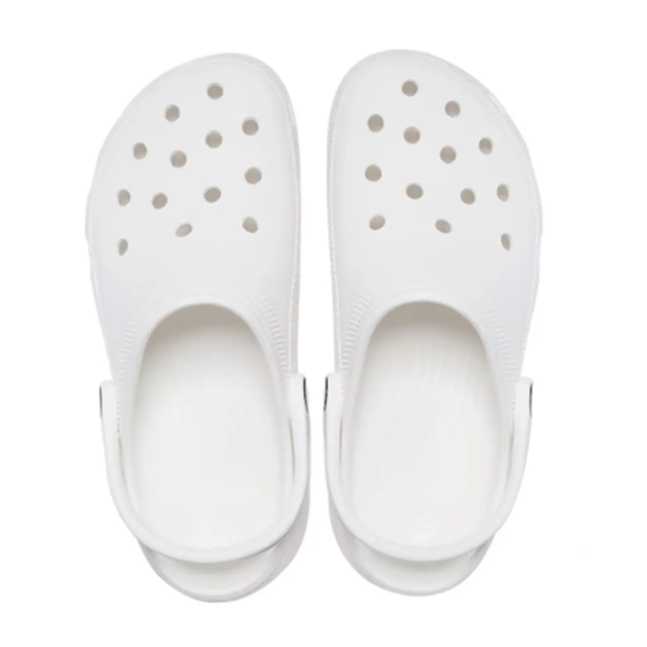 Crocs Classic Platform Clogs - White - UK 3 (EU 34-35)