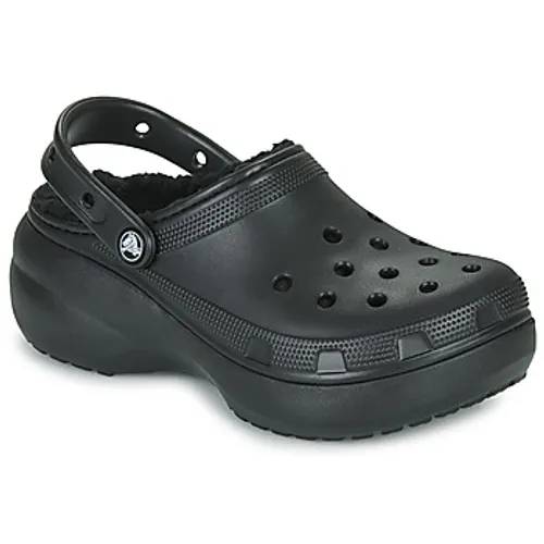 Crocs  Classic Platform Lined Clog W  women's Clogs (Shoes) in Black