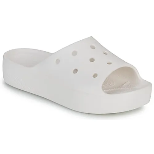 Crocs  CLASSIC PLATFORM SLIDE  women's Sliders in White