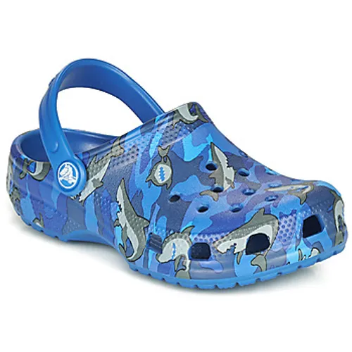 Crocs  CLASSIC SHARK CLOG  boys's Children's Clogs (Shoes) in Blue