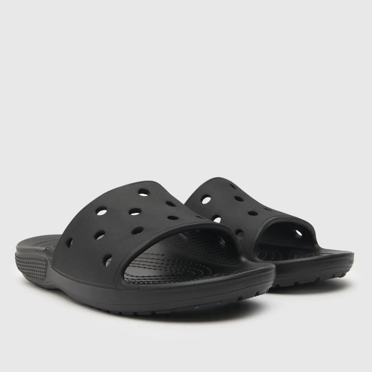 Crocs Classic Slide Sandals In Black