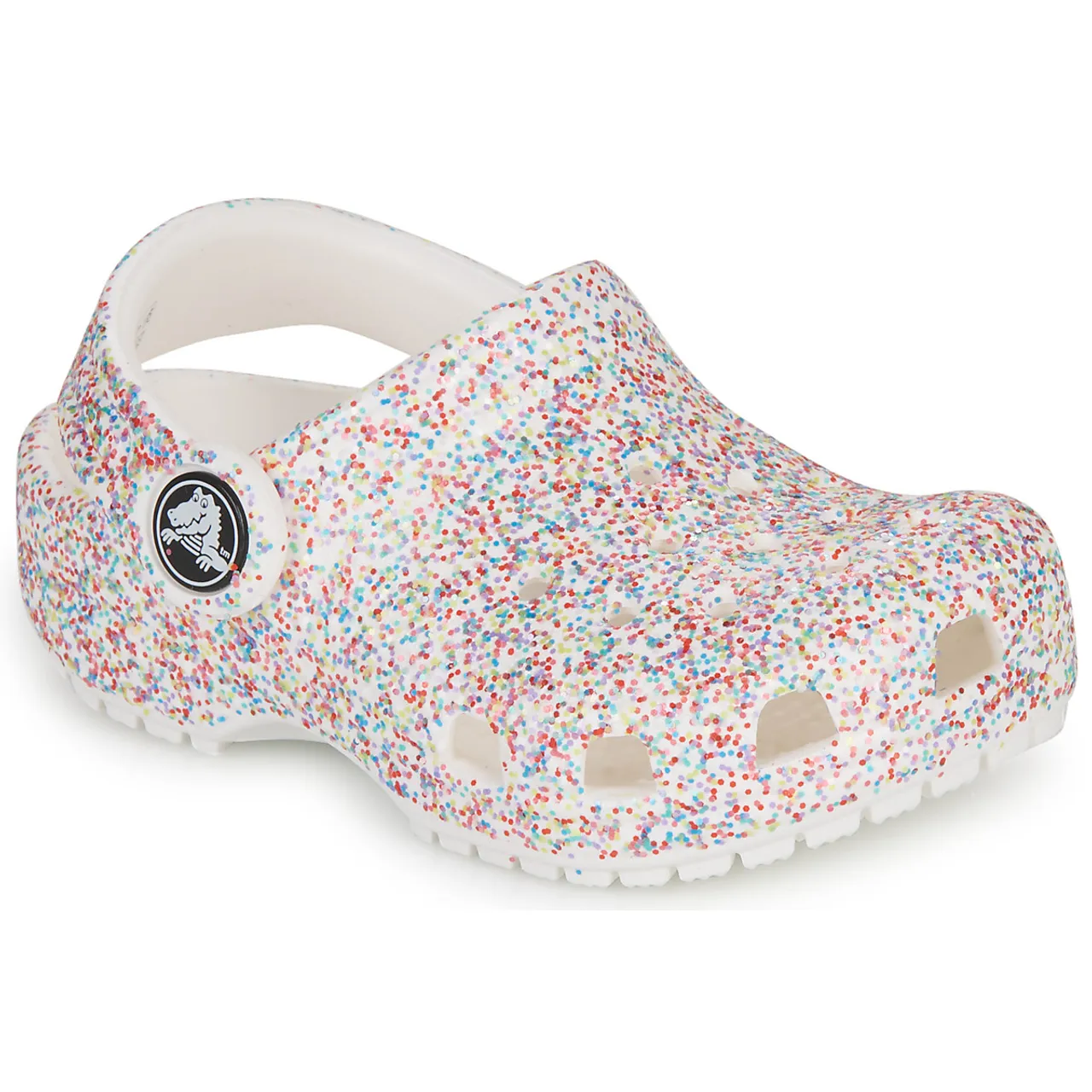 Crocs  Classic Sprinkle Glitter ClogT  girls's Children's Clogs (Shoes) in Multicolour