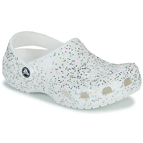 Crocs  Classic Starry Glitter Clog K  girls's Children's Clogs (Shoes) in White