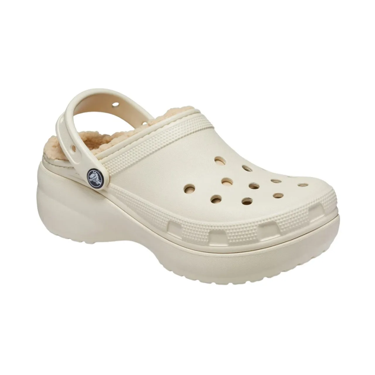 Crocs , Cozy and Stylish Classic Platform Sandals ,Beige female, Sizes: