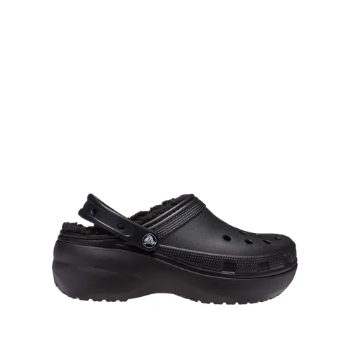 Crocs , Cozy and Stylish Classic Platform Sandals ,Black female, Sizes: