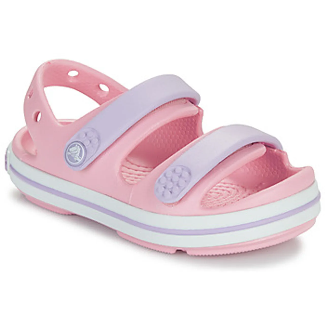 Crocs  Crocband Cruiser Sandal T  girls's Children's Sandals in Pink