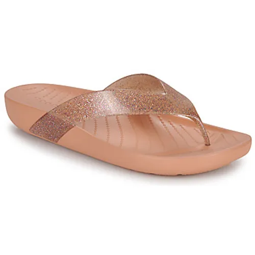 Crocs  Crocs Splash Glitter Flip  women's Flip flops / Sandals (Shoes) in Pink