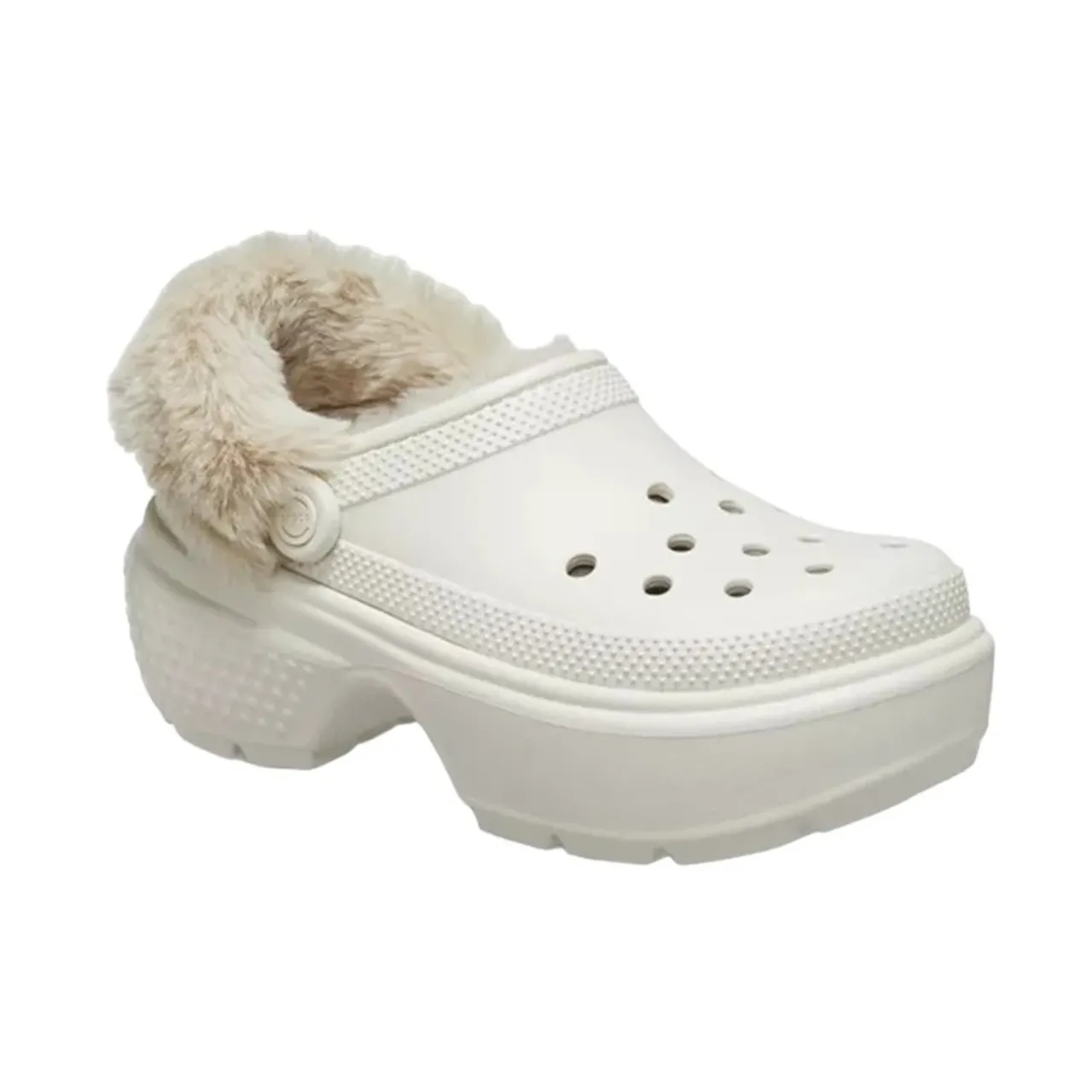 Crocs , Elegant Wedge Sandals with Exaggerated Soles ,Beige female, Sizes:
