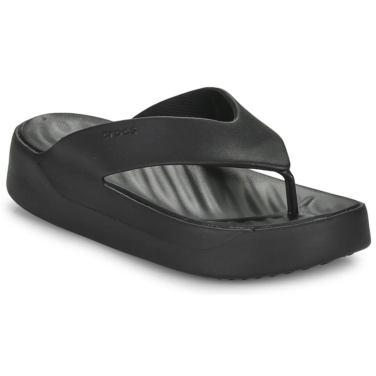 Crocs  Getaway Platform Flip  women's Flip flops / Sandals (Shoes) in Black
