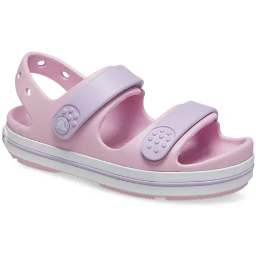 Crocs Girls Crocband Cruiser Sandals - Ballerina Pink & Lavender - INFANTS 4 (EU 19-20)