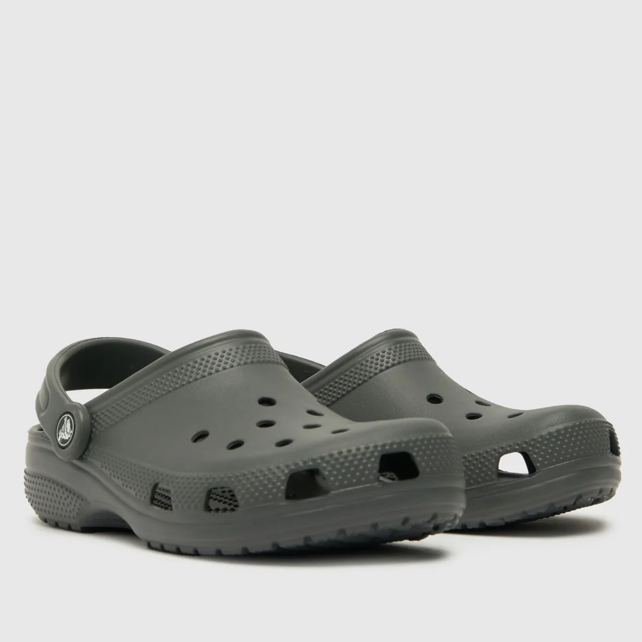 Crocs Grey Classic Clog Youth Sandals