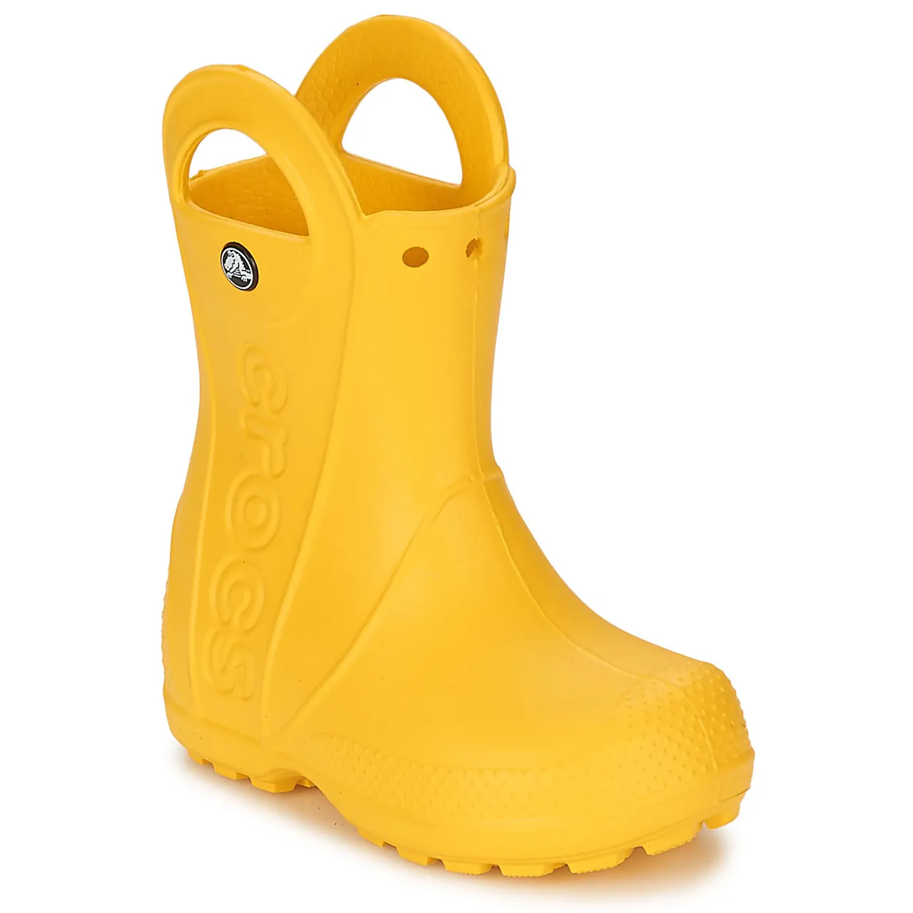Crocs  HANDLE IT RAIN BOOT KIDS  boys's Children's Wellington Boots in Yellow