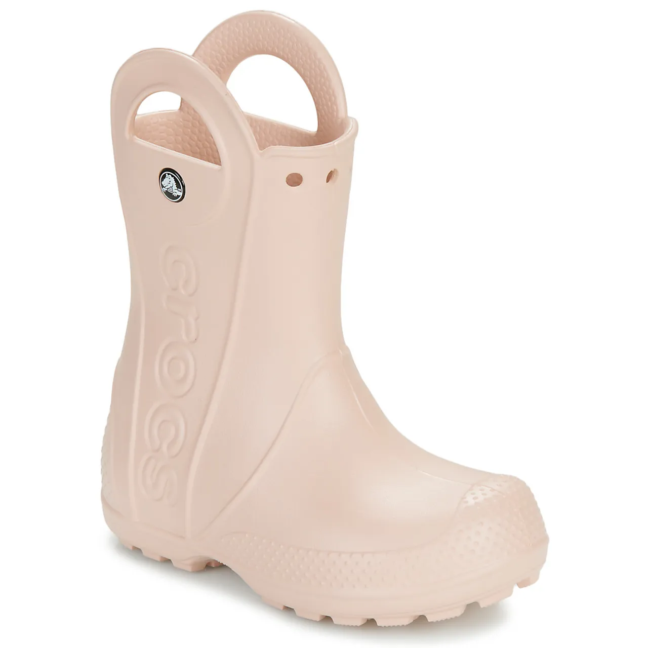 Crocs  Handle It Rain Boot Kids  girls's Children's Wellington Boots in Pink
