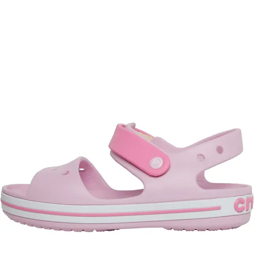 Crocs Junior Girls Crocband Sandals Ballerina Pink