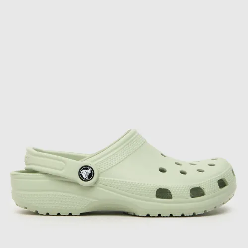 Crocs Light Green Classic Clog Youth Sandals