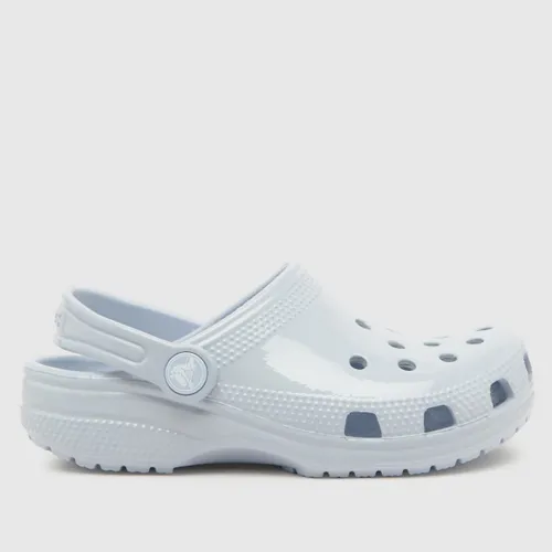 Crocs Lilac Classic High Shine Clog Girls Junior Sandals