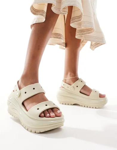 Crocs Mega Crush sandals in bone-Neutral