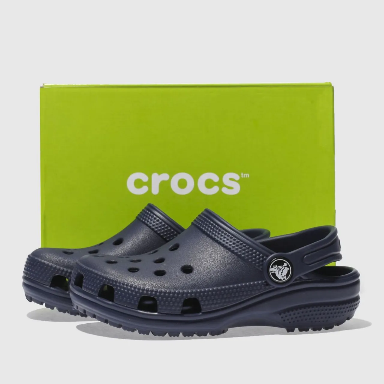 Crocs Navy Classic Clog Junior Sandals