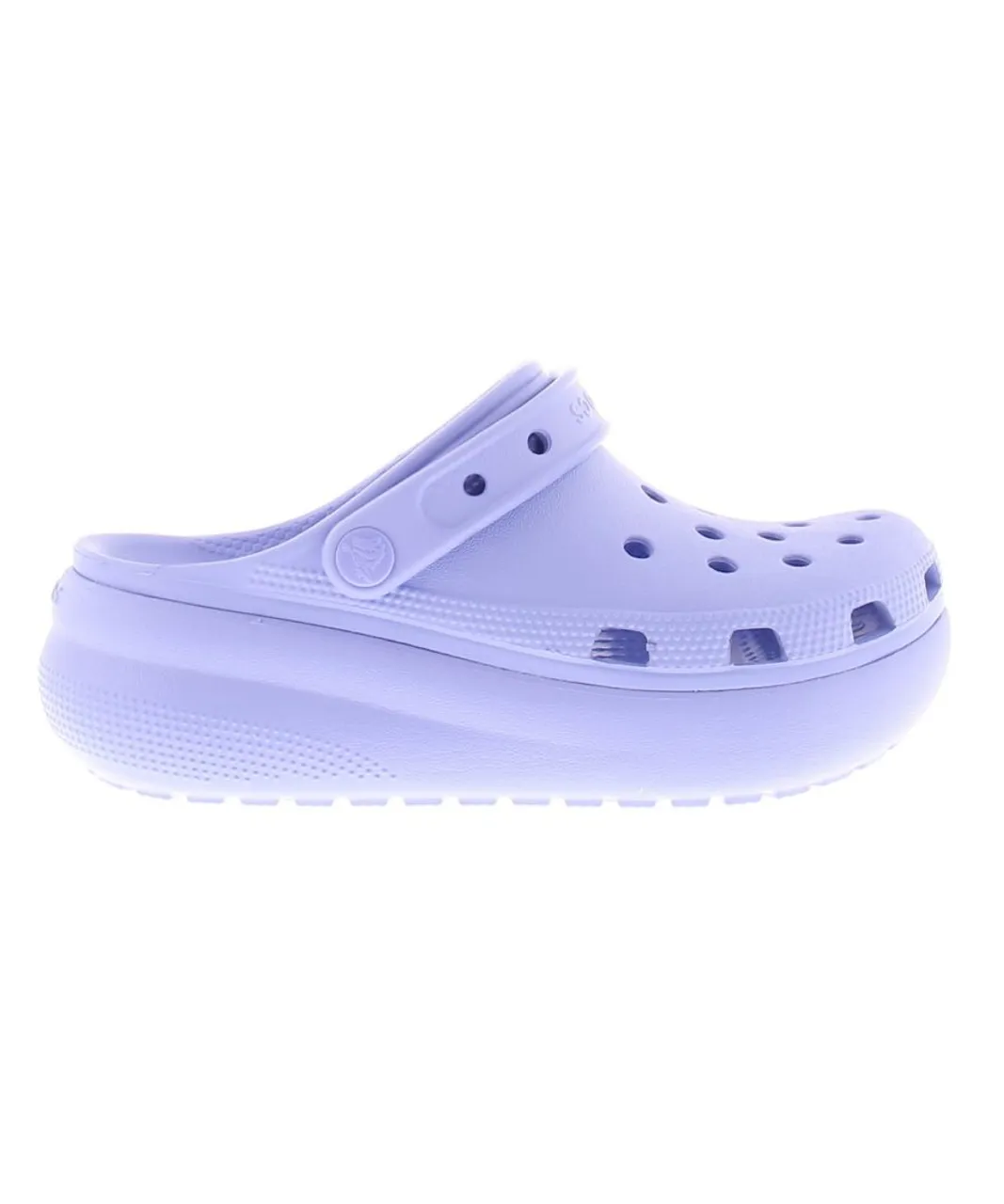 Crocs Older Girls Sandals Wedge Clogs Cutie Crush Clog Slip On purple