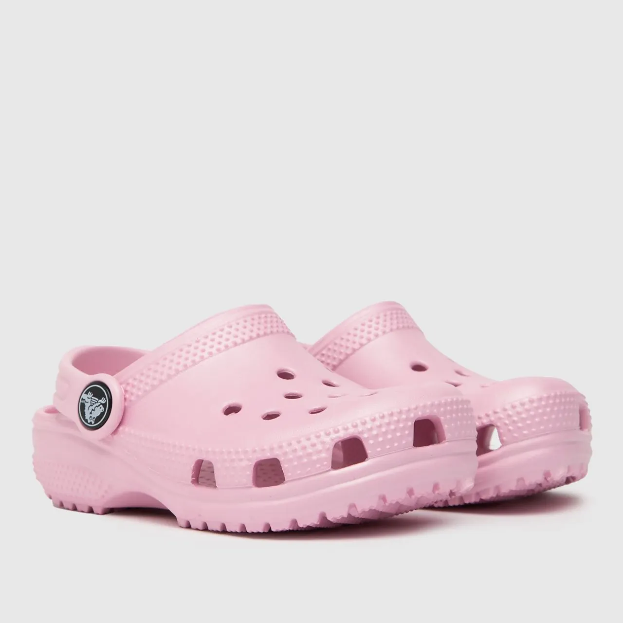 Crocs Pale Pink Classic Clog Girls Toddler Sandals