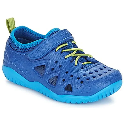 Crocs  SWIFTWATER PLAY SHOE K  boys's Children's Outdoor Shoes in Blue