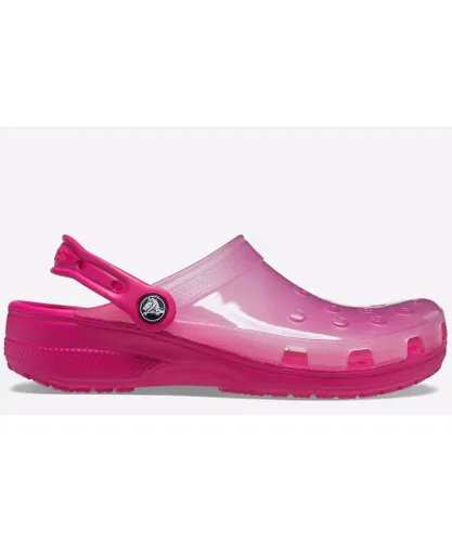 Crocs Translucent Clog Womens - Pink Mixed Material