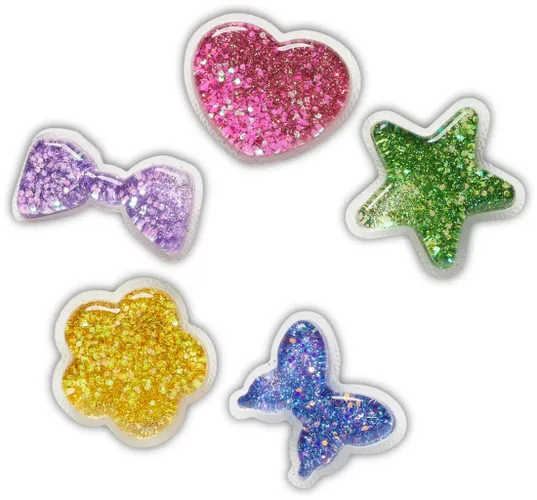 Crocs Unisex's UV Changing Squish 5 Pack Shoe Charms