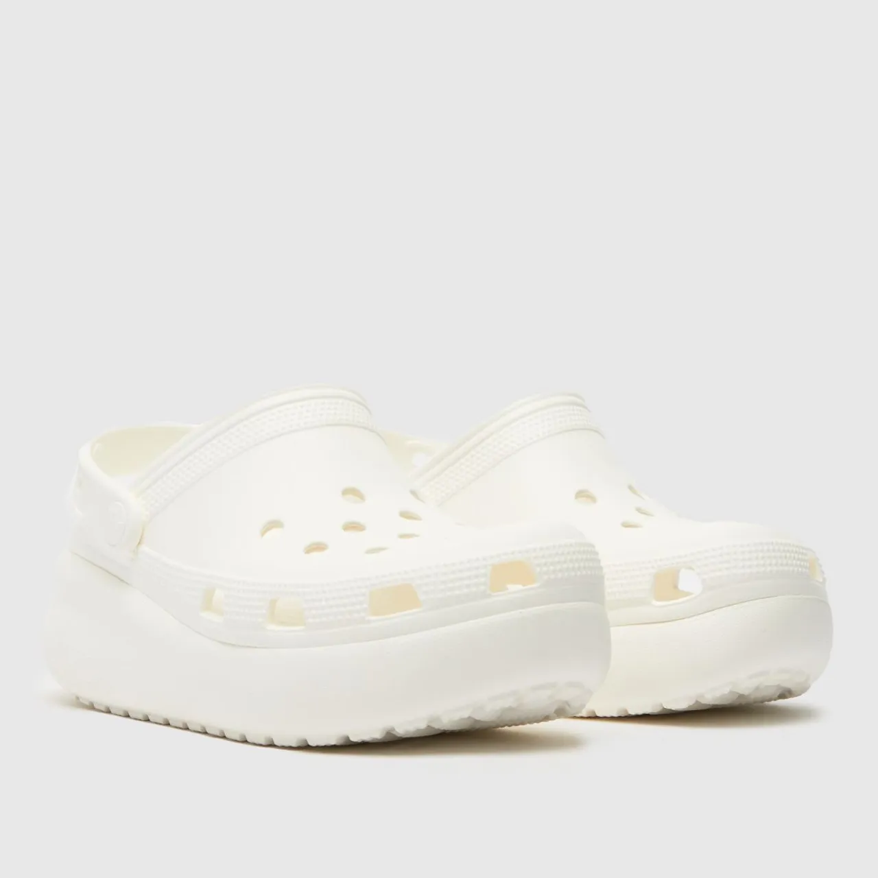 Crocs White Classic Cutie Clog Girls Youth Sandals