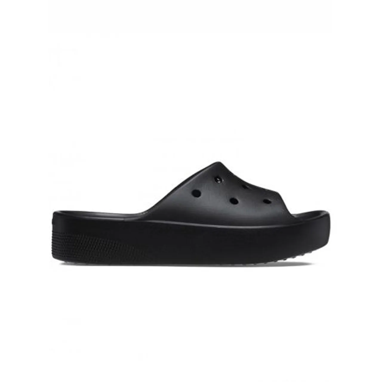 Crocs Womens Black Classic Platform Slide