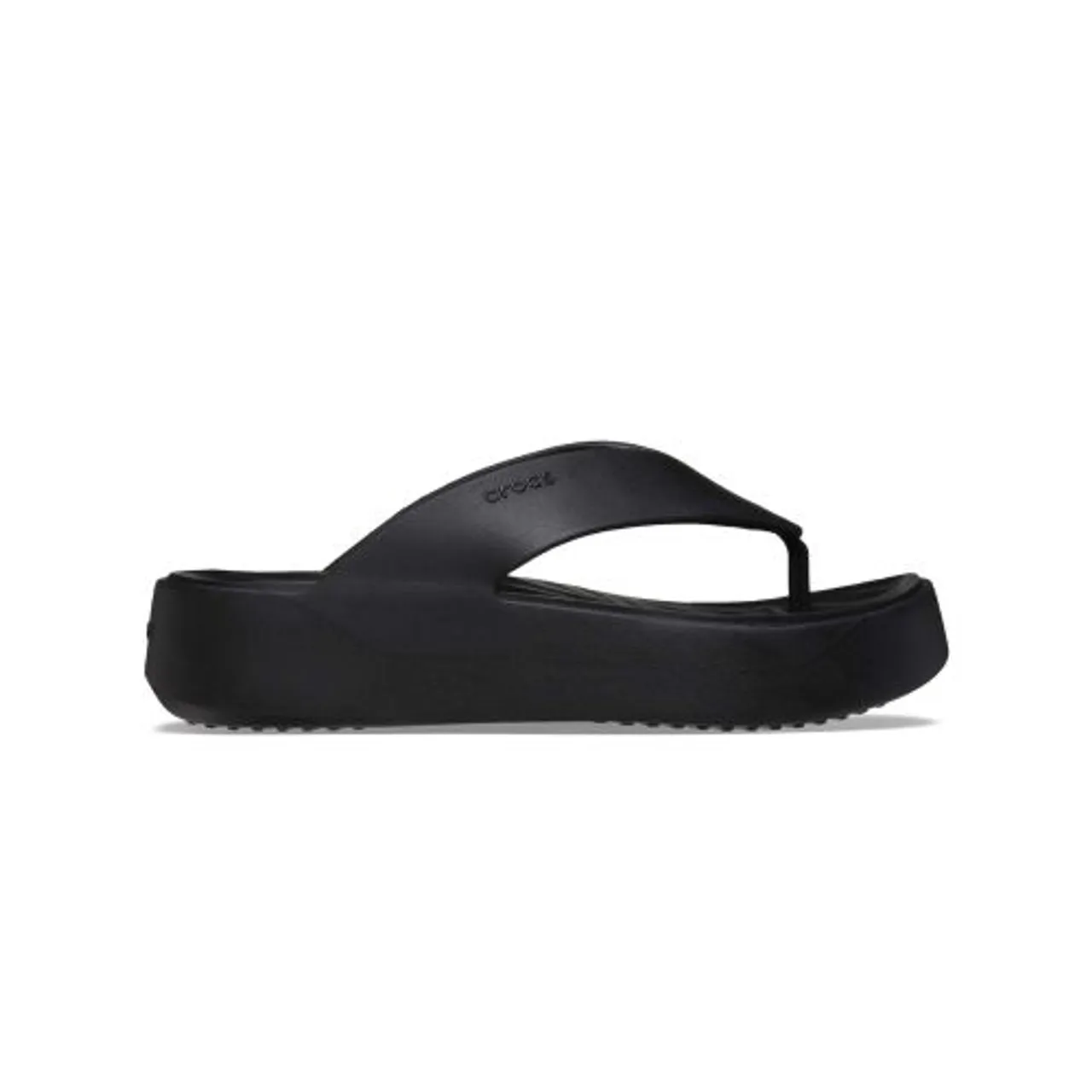 Crocs Womens Black Getaway Platform Flip Flop