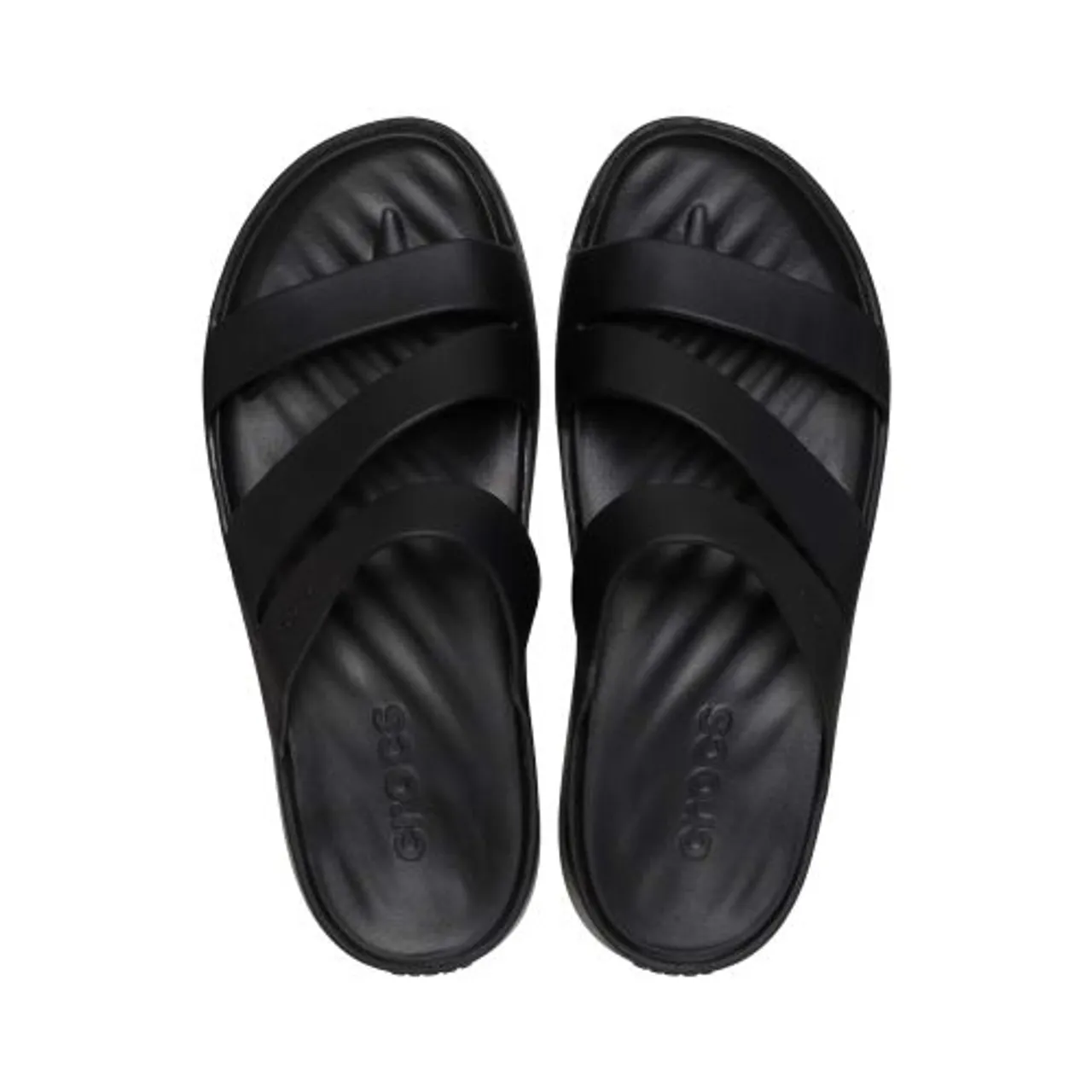 Crocs Womens Black Getaway Strappy Sandal