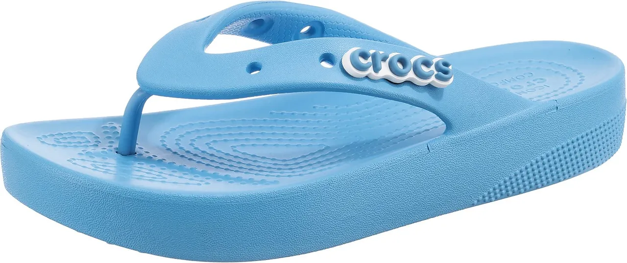 Crocs Women's Classic Platform Flip W Slide Sandal