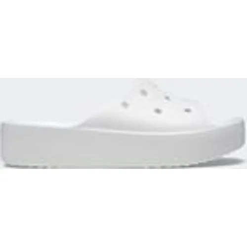 Crocs Women's Classic Platform Slide in White