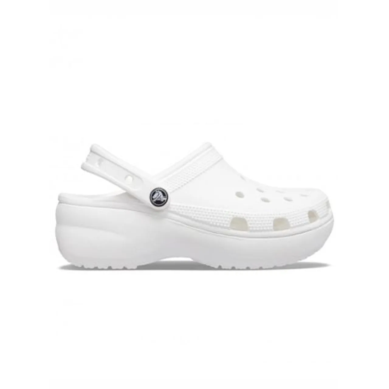 Crocs Womens White Classic Platform Clog