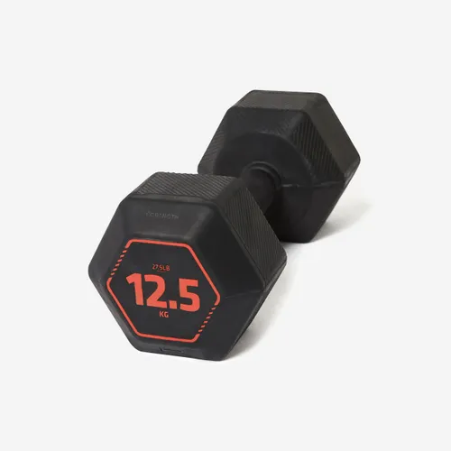 Cross Training And Weight Training Hex Dumbbells 12.5kg - Black
