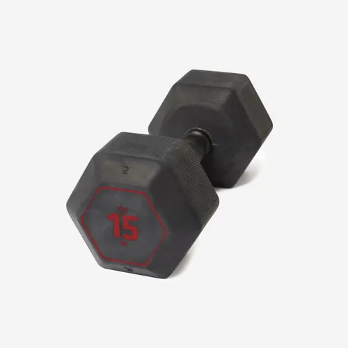 Cross Training And Weight Training Hex Dumbbells 15kg - Black