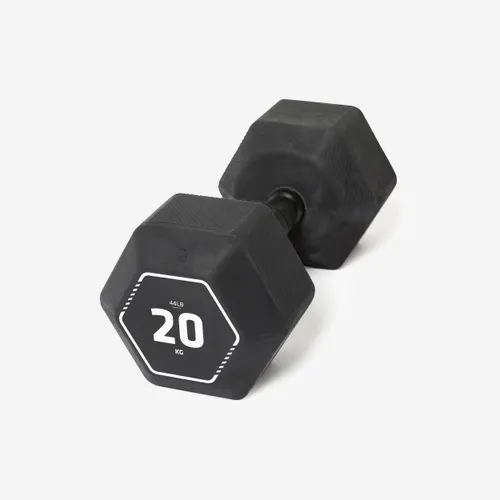 Cross Training And Weight Training Hex Dumbbells 20kg - Black