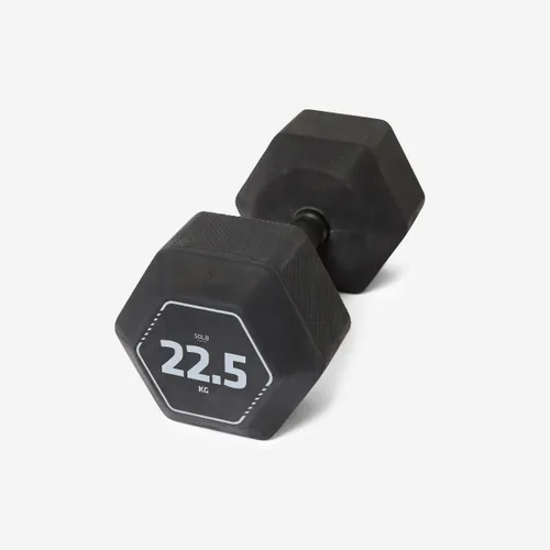 Cross-training And Weight Training Hex Dumbbells 22.5kg - Black