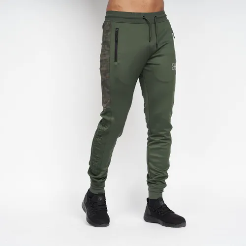 Crosshatch Mens Fennelly Trackpants - S / Dark Green