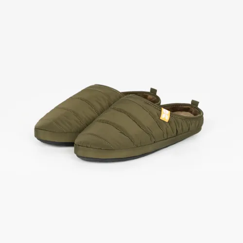 Crosshatch Mens Padfoot Slippers Olive - 11-12 / Olive