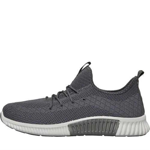 Crosshatch Mens Rideout CH Trainers Grey