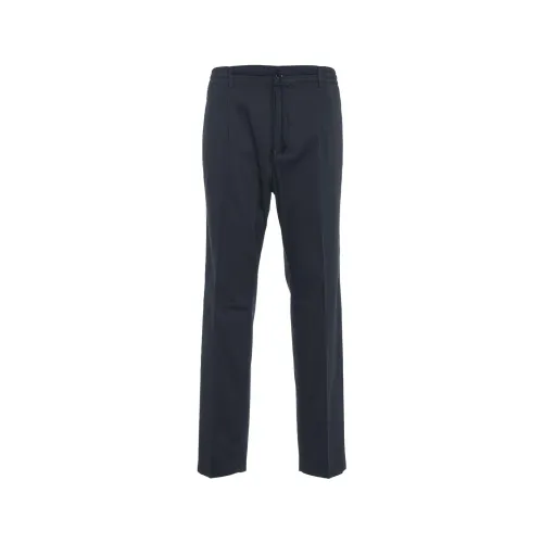 Cruna , Blue Trousers for Men ,Blue male, Sizes:
