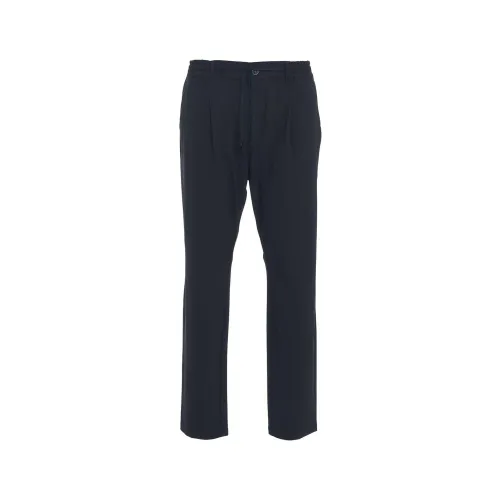 Cruna , Blue Trousers for Men ,Blue male, Sizes: