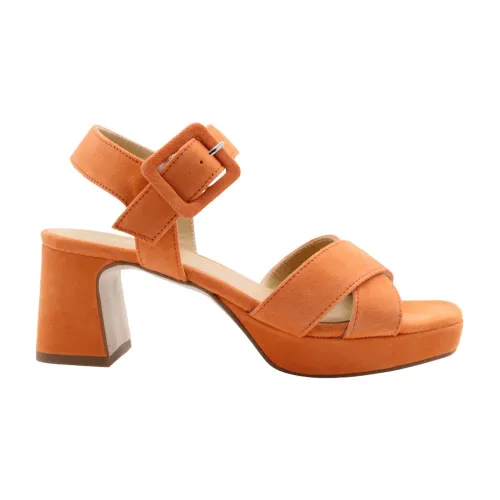 Ctwlk. , High Heel Sandals ,Orange female, Sizes: