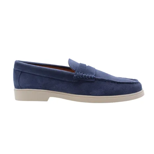 Ctwlk. , Junas Mocassin Shoes ,Blue male, Sizes: