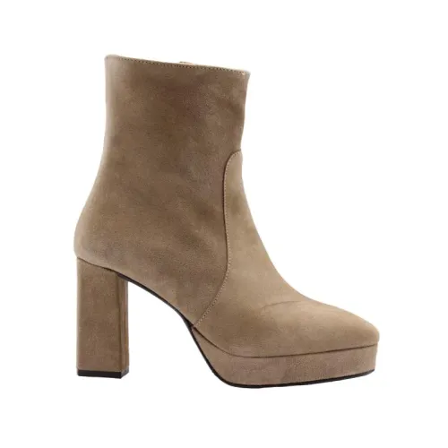 Ctwlk. , Nikeas Ankle Boots ,Beige female, Sizes: