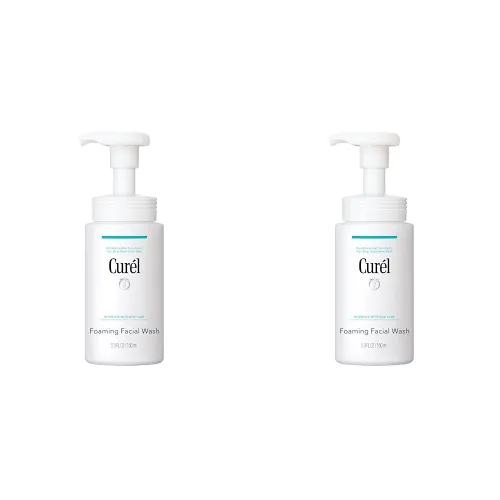 Curel Foaming Gentle Cleansing Face Wash Cleanser for Dry