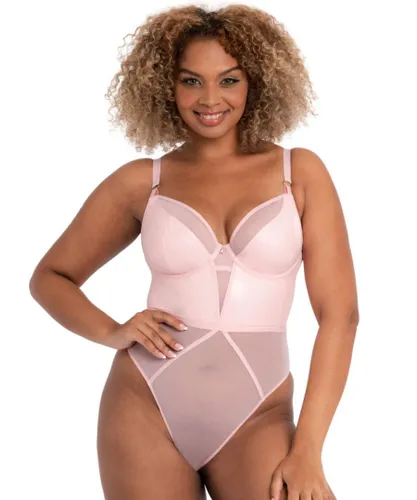 Curvy Kate Womens CK031704 Lucky Star Plunge Body - Pink