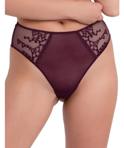 Curvy Kate Womens CK033207 Centre Stage Deep Thong - Purple